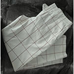 Club Monaco patterned Matie slim fit crop pants . Size 4 new with tags